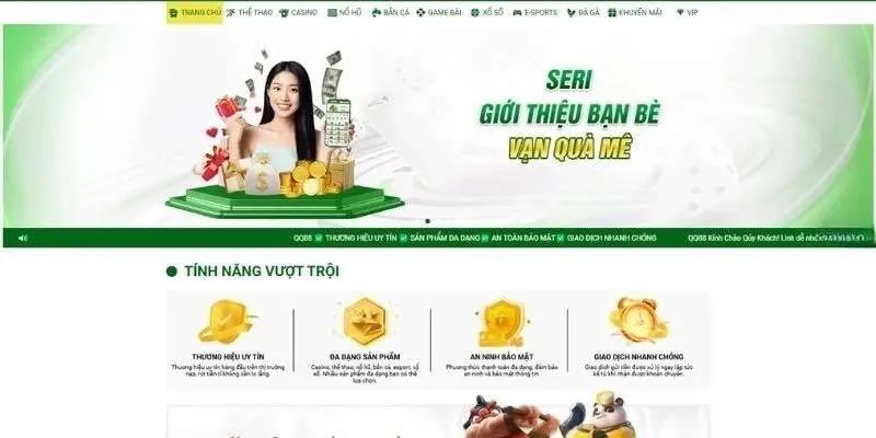 Truy cập trang chủ để nhập mã khuyến mãi QQ88